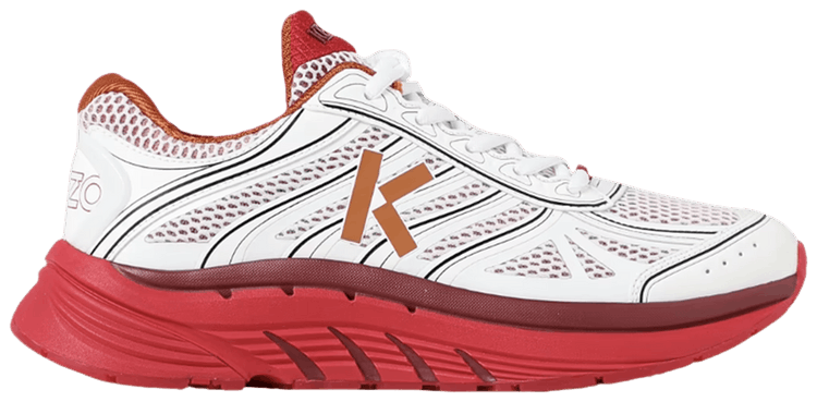Kenzo Pace Trainer White Medium Red