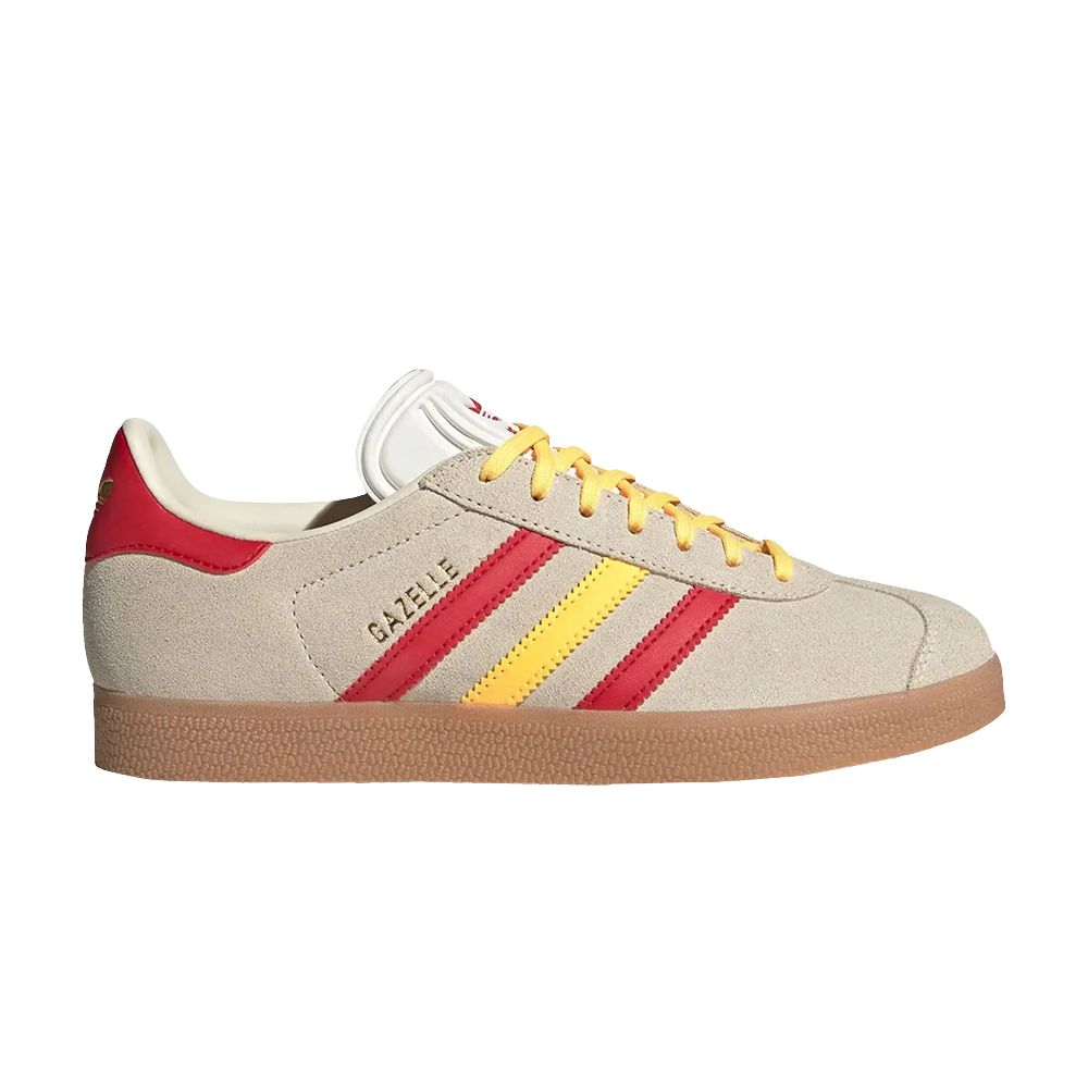 adidas Wmns Gazelle 'White Spark Scarlet' | Cream | Women's Size 9