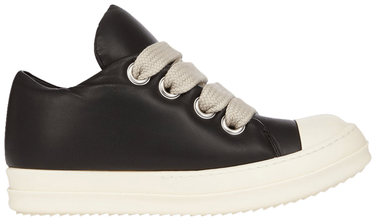 Rick Owens Wmns Porterville Jumbo Laced Padded Low Black Milk