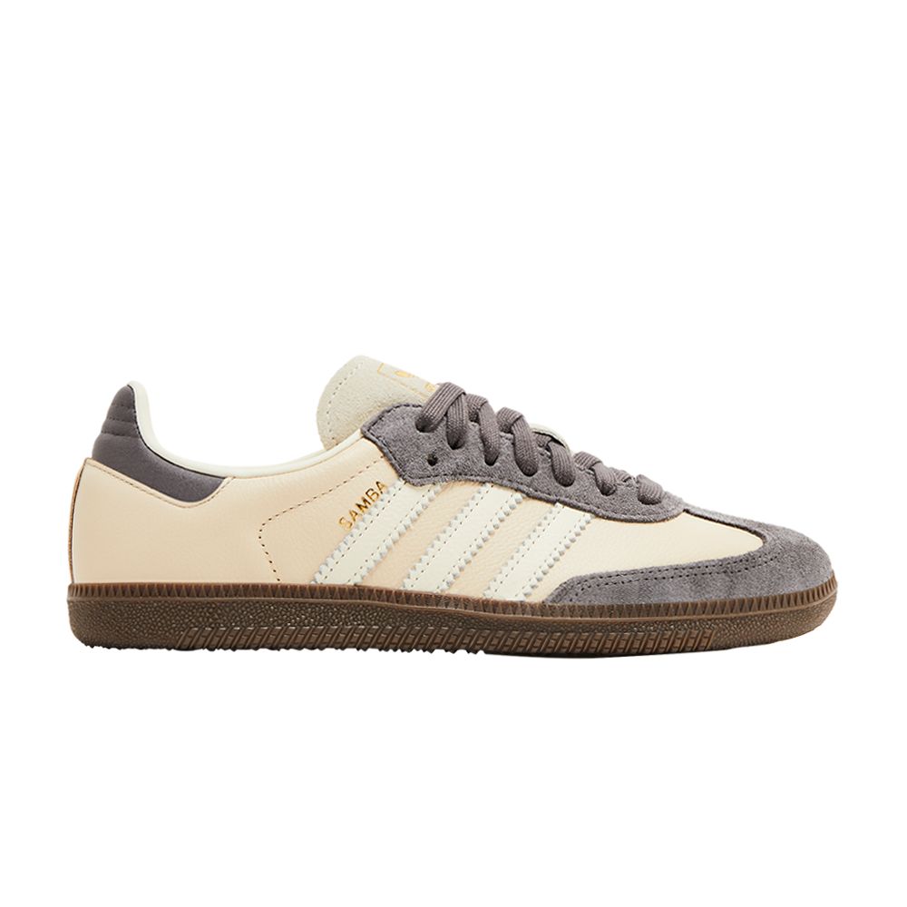 adidas Wmns Samba OG 'Crystal Sand Charcoal' | Brown | Women's Size 6.5
