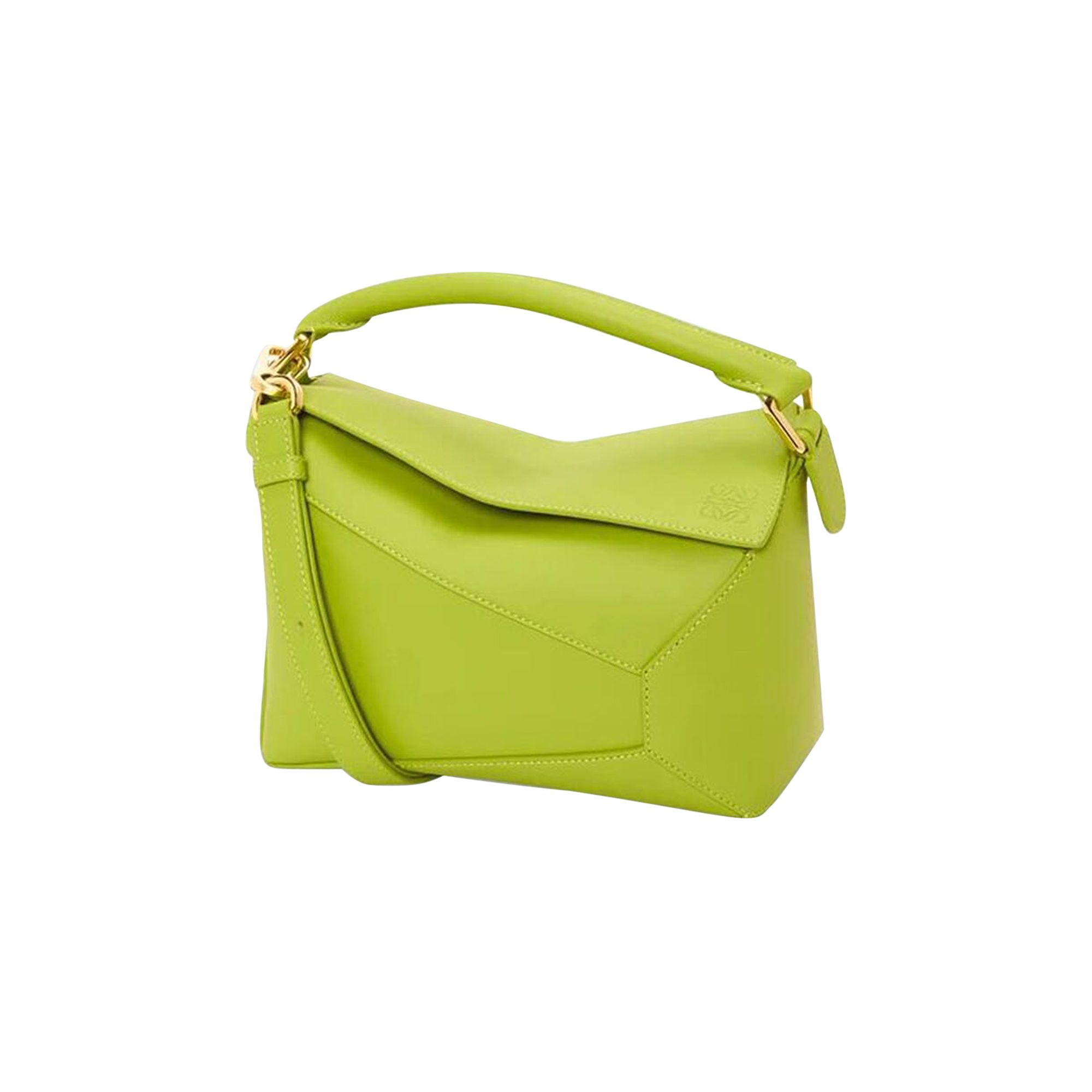 Loewe Small Puzzle Bag 'Meadow Green' | Women's Size Onesize