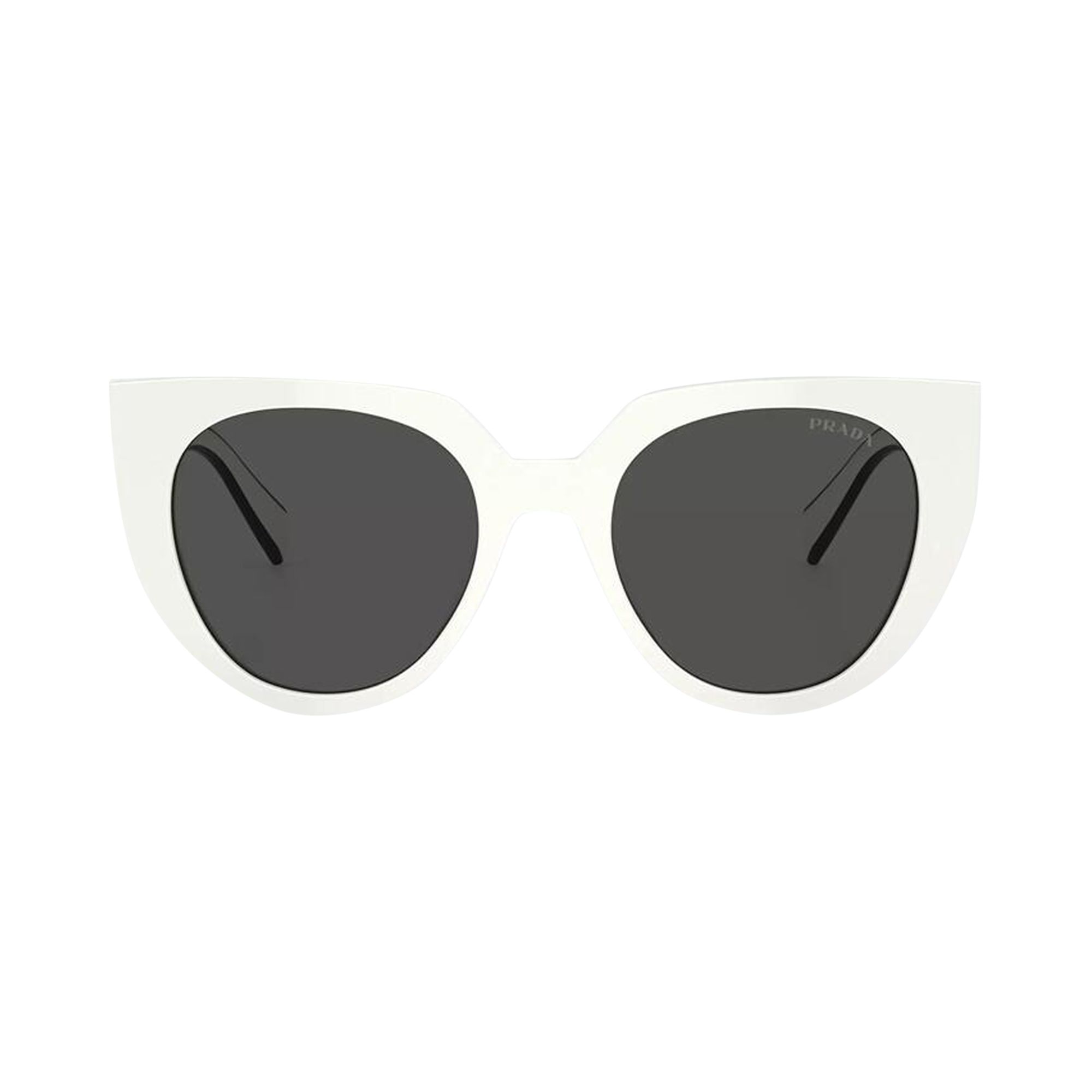 Prada Cat Eye Sunglasses 'White/Black' | Women's Size Onesize