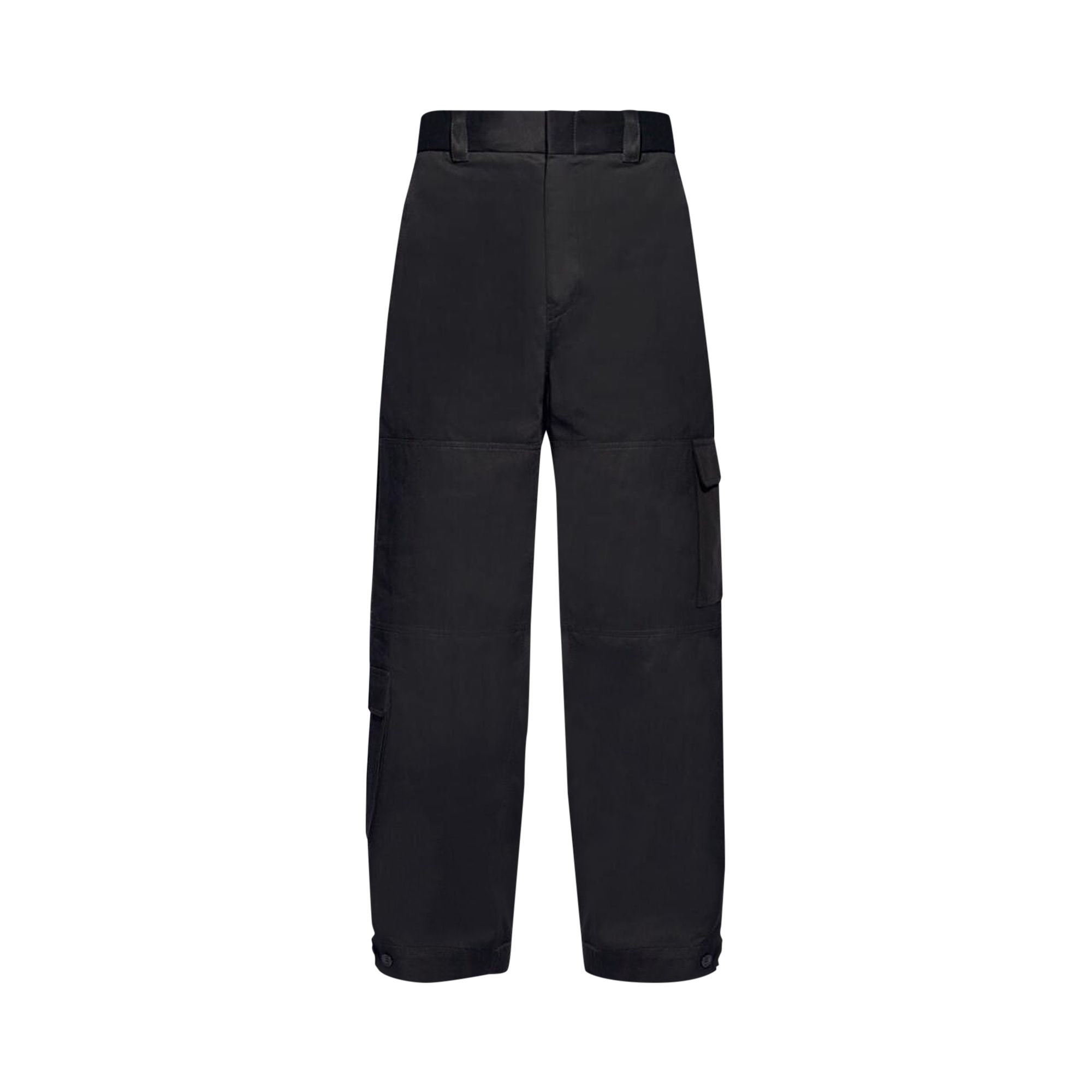 Pre-owned Gucci Drill Cargo Trousers 'black' | Men's Size 48