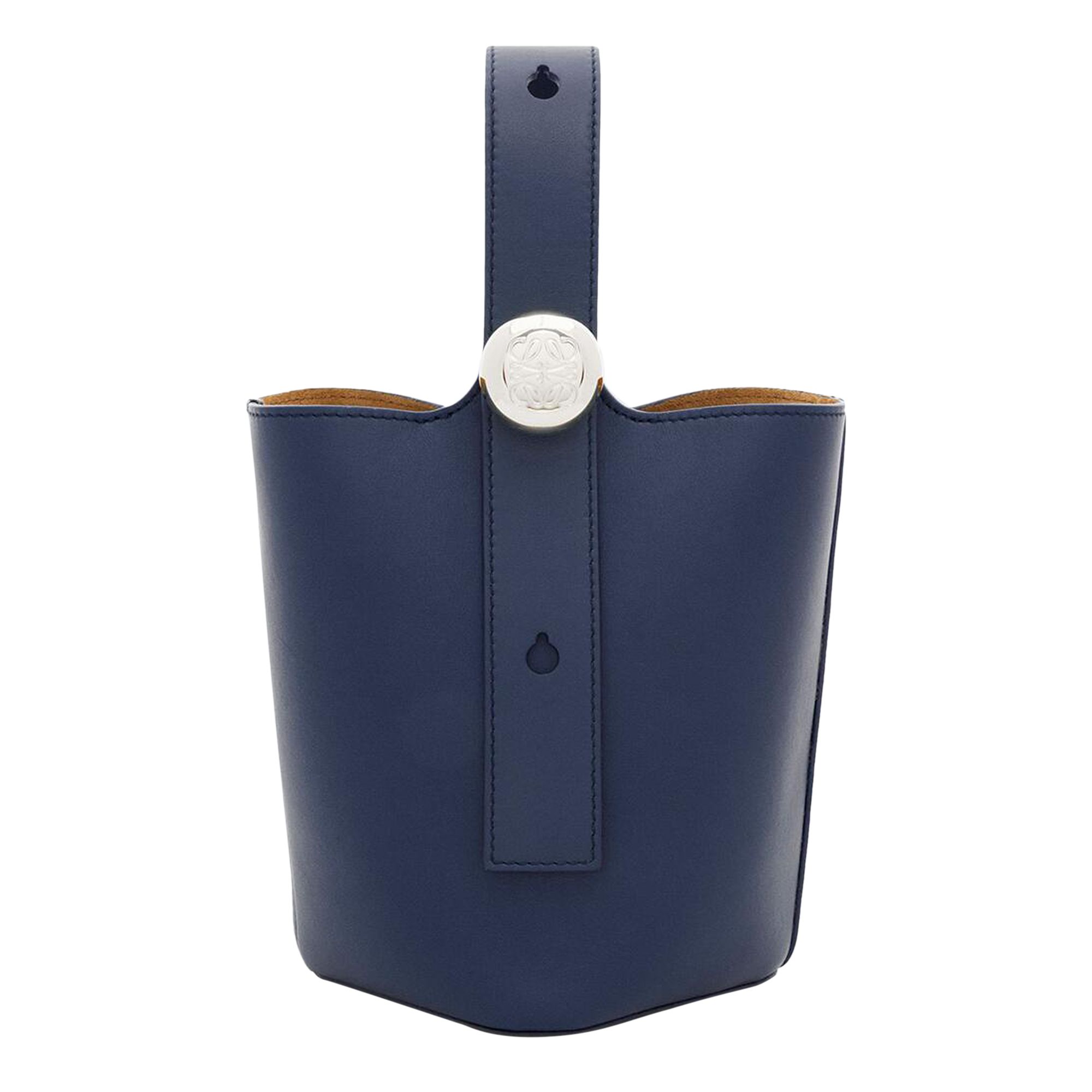 Loewe Mini Pebble Bucket Bag 'Abyss Blue' | Women's Size Onesize