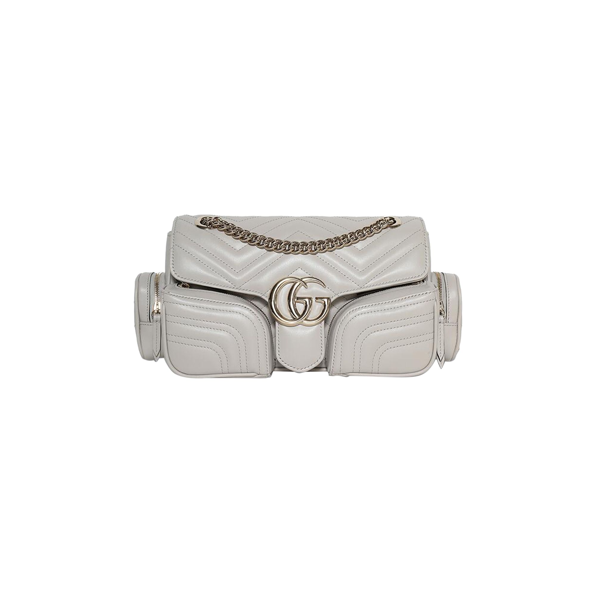 Gucci Marmont Small Multi Pocket Bag 'Sphinx' | Grey | Women's Size Onesize