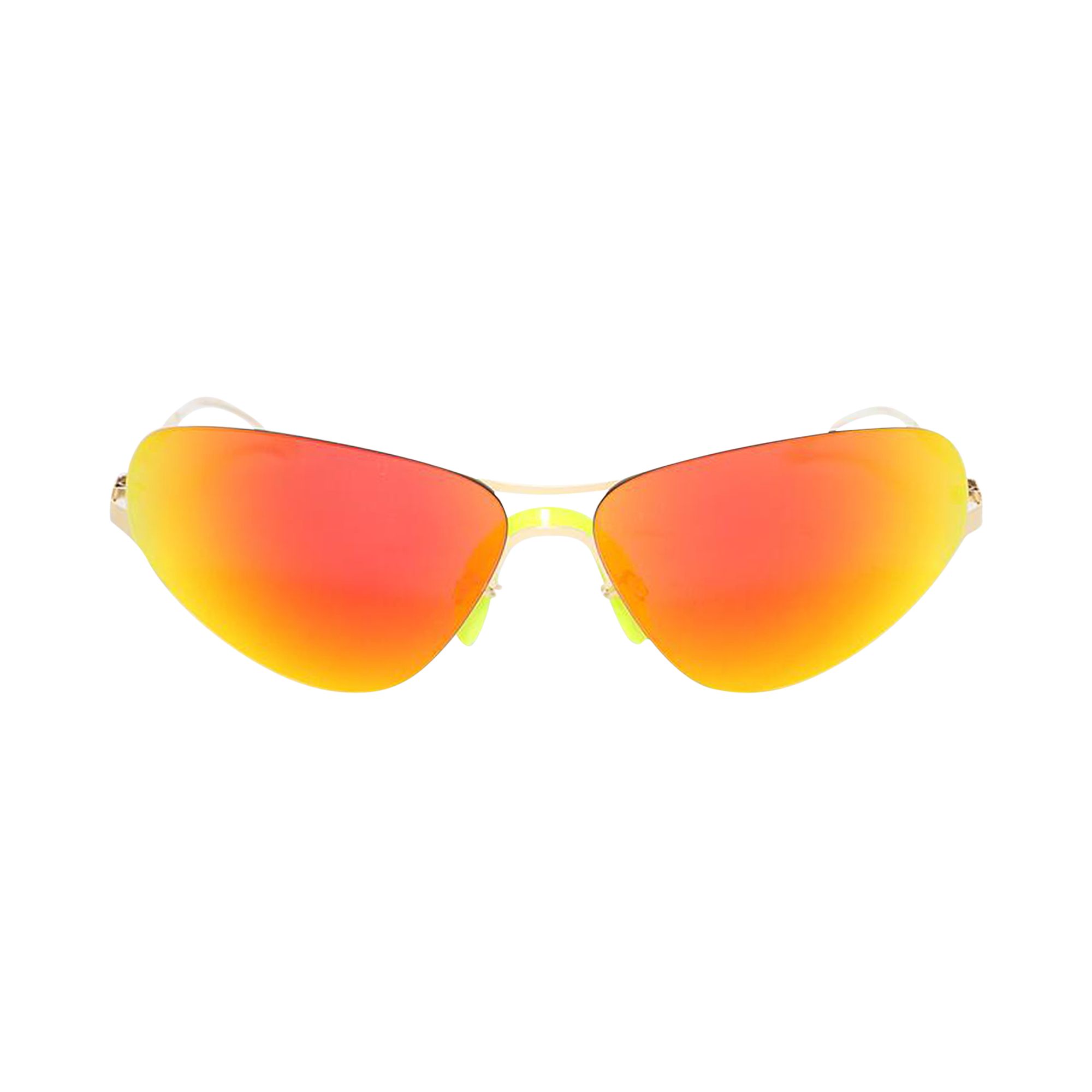Pre-owned Mykita Alpine Sunglasses 'glossy Gold/orange Flash'
