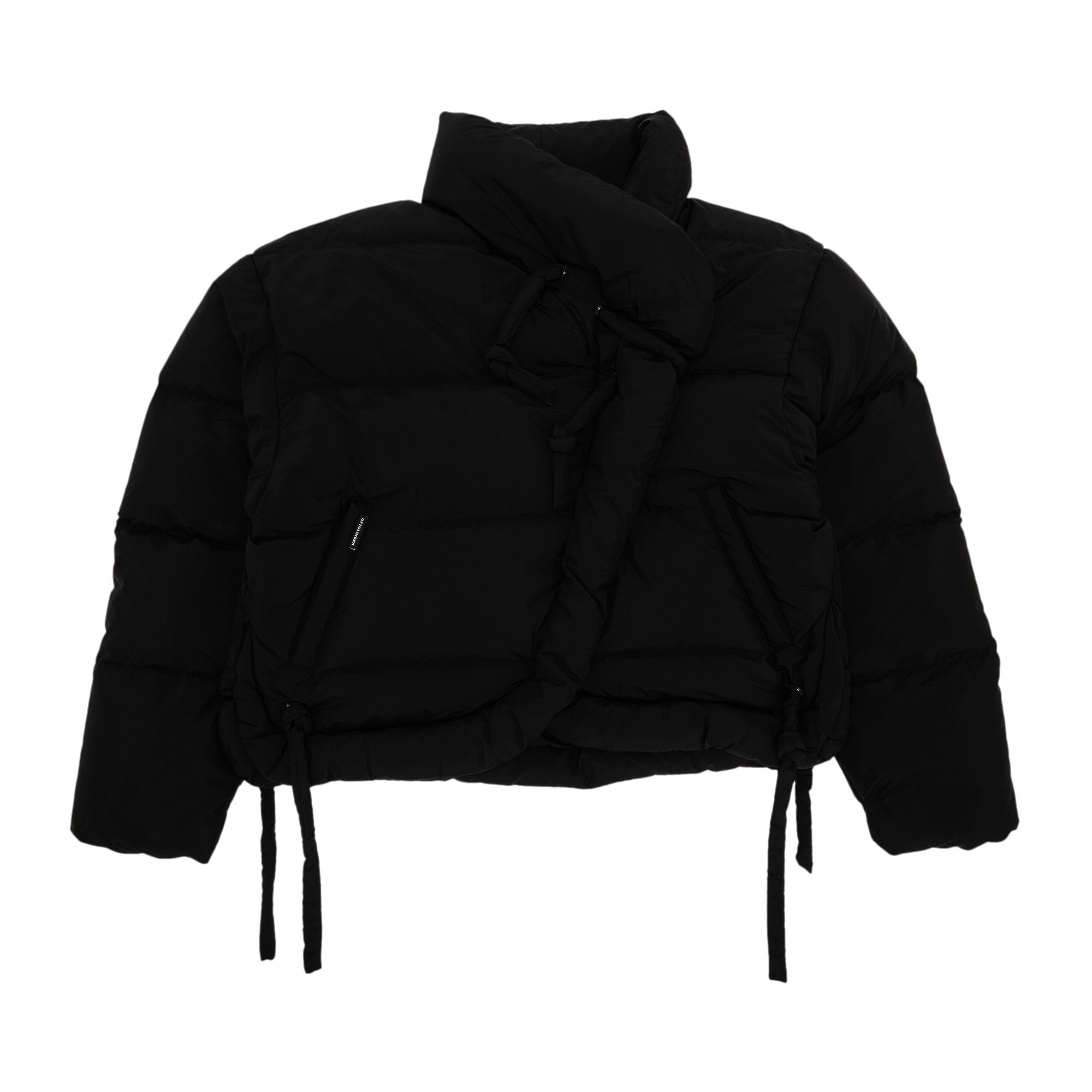 Ottolinger Strappy Puffer Jacket 'Black' | Women's Size S