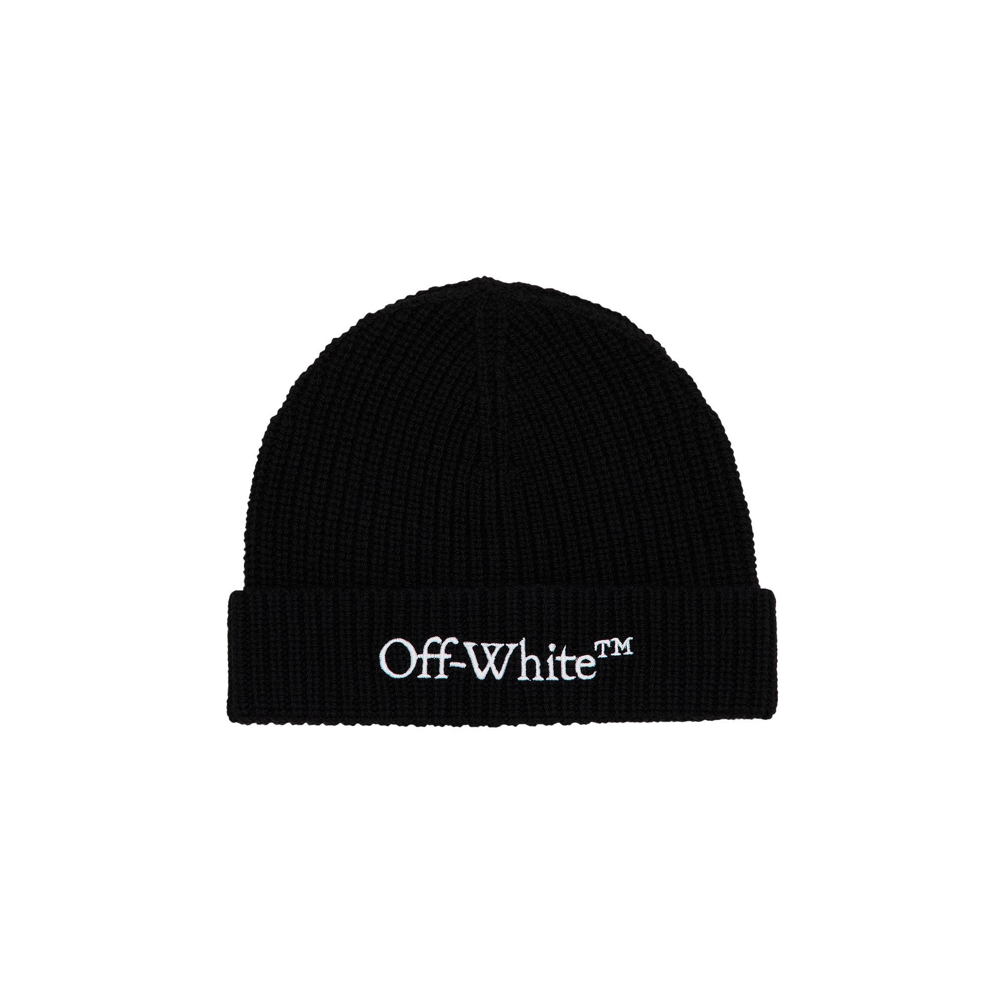 Off-White Bookish Classic Knit Beanie 'Black/White' | Men's Size Onesize