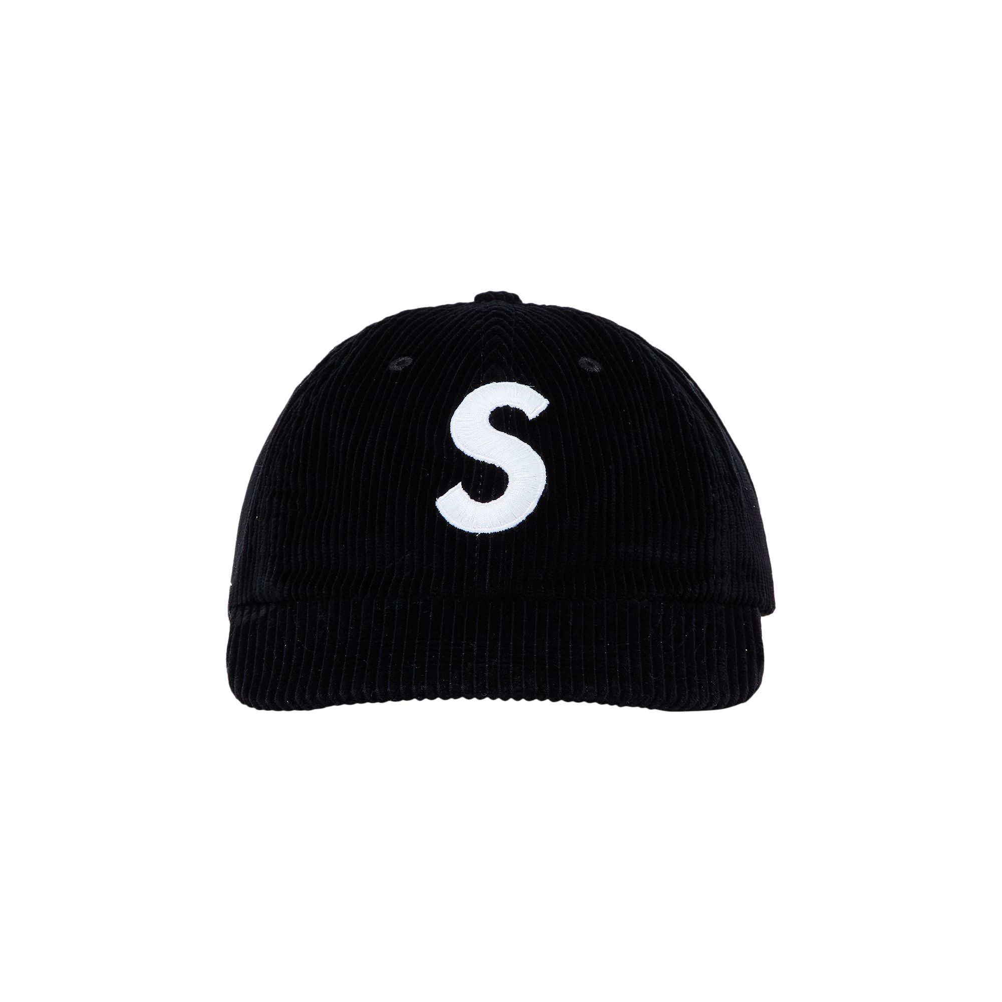 Supreme Corduroy S Logo 6-Panel 'Black' | Men's Size Onesize