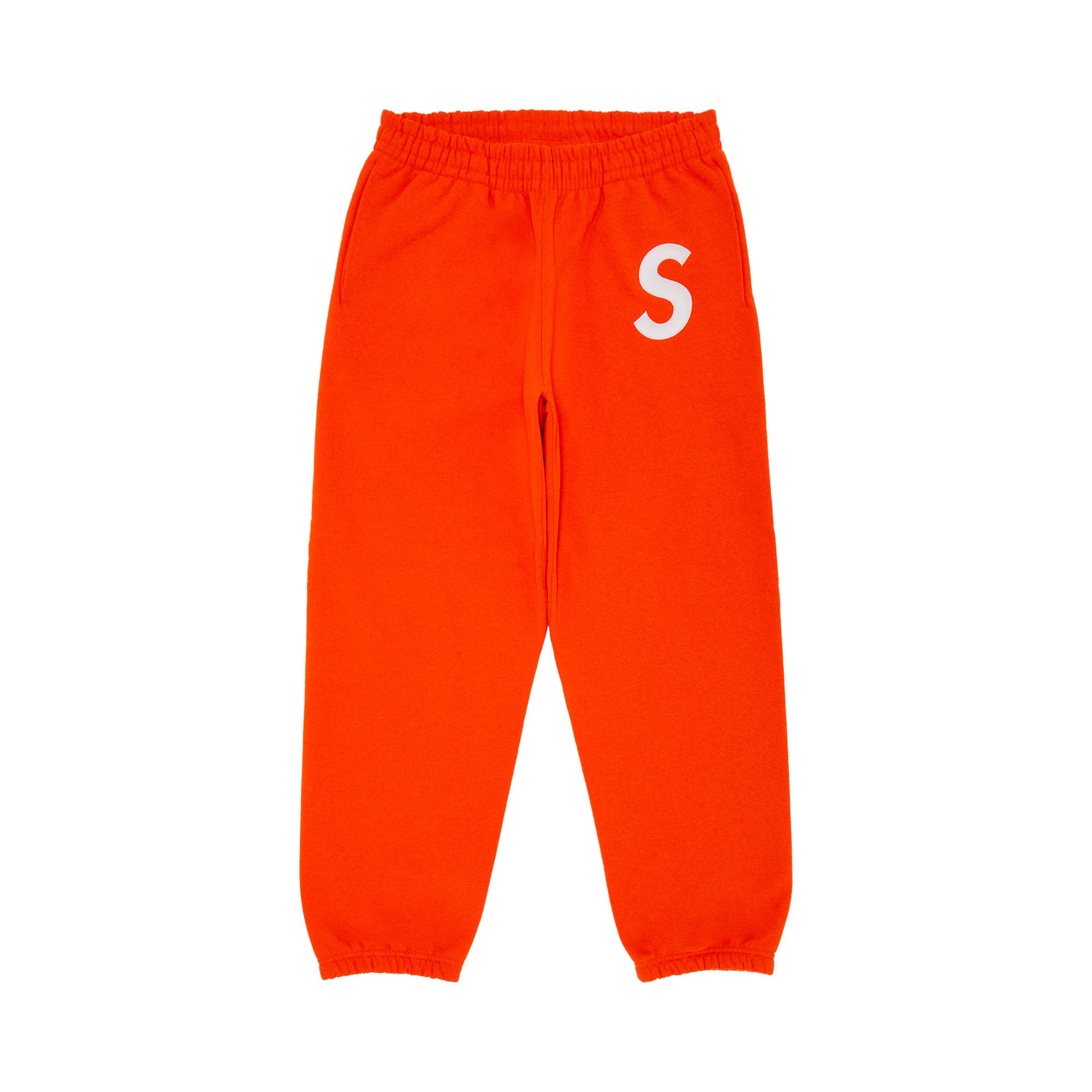 Supreme S Logo Sweatpant 'Bright Orange' | Men's Size S