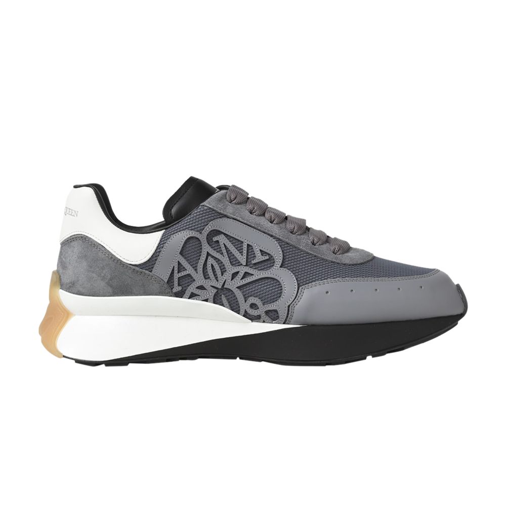 Pre-owned Alexander Mcqueen Sprint Runner 'grey Black' | Men's Size 41.5 In Gray