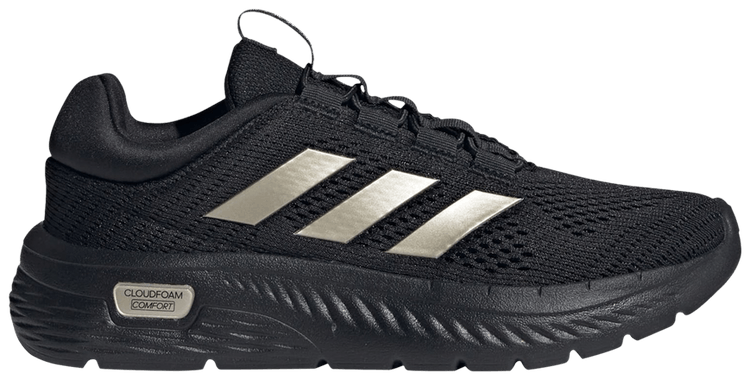 Adidas Wmns Cloudfoam Comfy Black Champagne Metallic