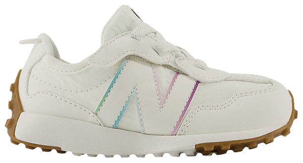 New Balance 327 New B Hook  Loop Toddler Sea Salt Iridescent Gum