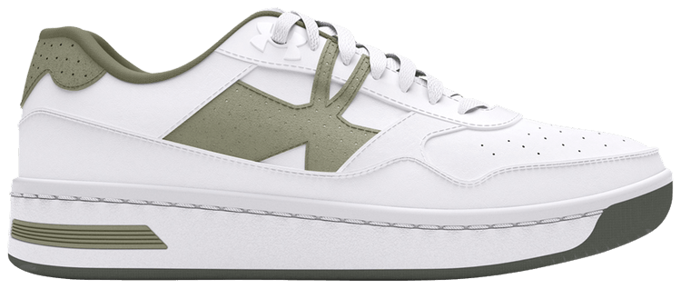 Under Armour Wmns Court 96 Suede   White Grove Green