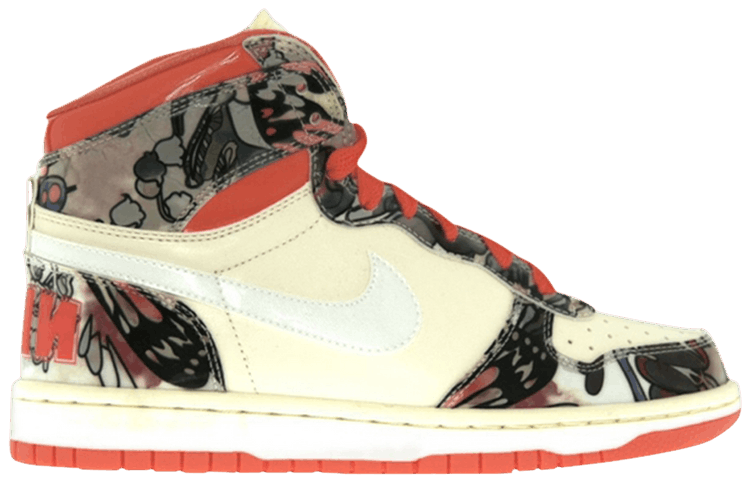 Buy Wmns Big Nike High 'White Orange Abstract Art' - 358858 111 | GOAT CA