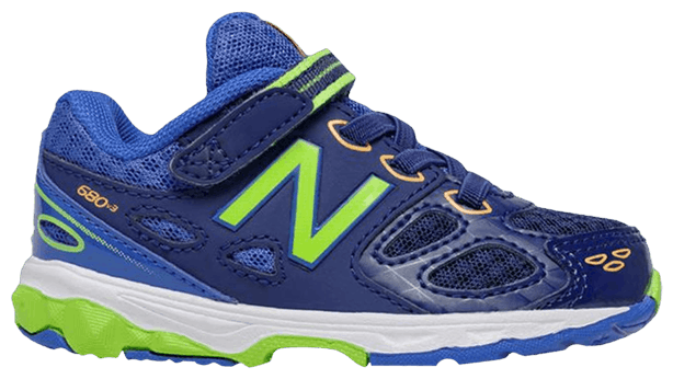 New Balance 680v3 Toddler Wide Blue Green