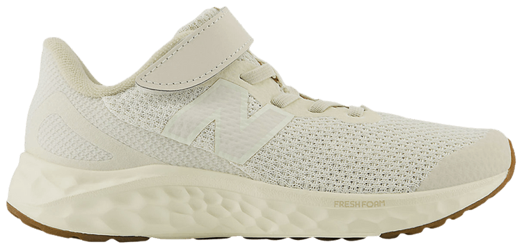 New Balance Fresh Foam Arishi v4 Bungee Lace Top Strap Little Kid Linen Sandstone
