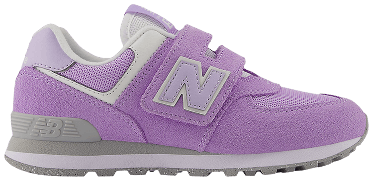 New Balance 574 Hook  Loop Little Kid Lilac Glo
