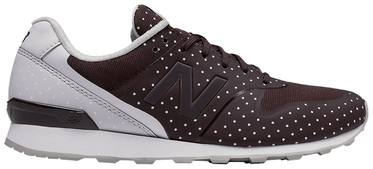New Balance Wmns 996 Wide Burgundy Polka Dots