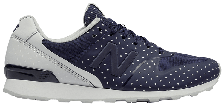 New Balance Wmns 996 Wide Navy Blue Polka Dots