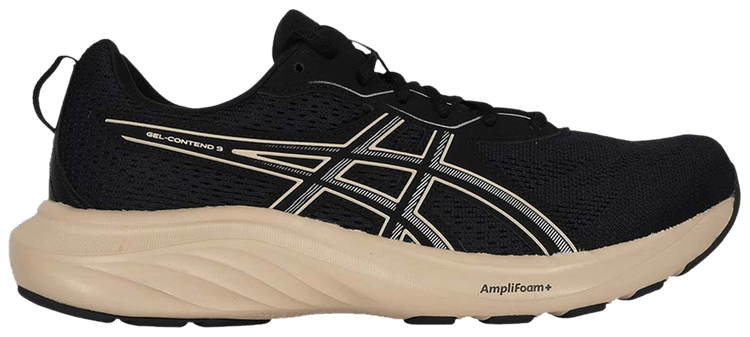 Asics Gel Contend 9 4E Wide Black Milk Tea
