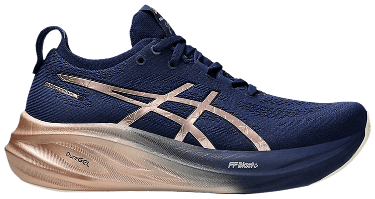 Asics Wmns Gel Nimbus 26 Platinum Blue Expanse Rose Gold