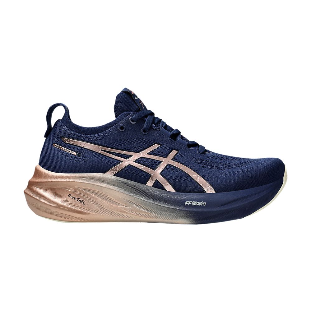 Pre-owned Asics Wmns Gel Nimbus 26 Platinum 'blue Expanse Rose Gold' | Women's Size 8
