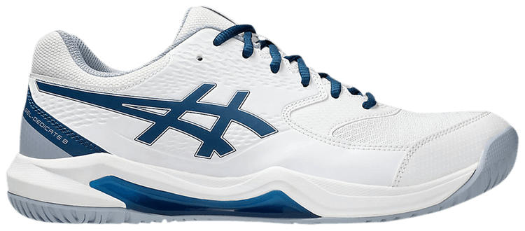 Asics Gel Dedicate 8 2E Wide White Mako Blue