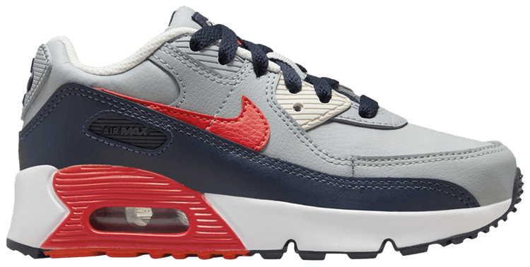 Nike Air Max 90 Leather PS Light Smoke Bright Crimson