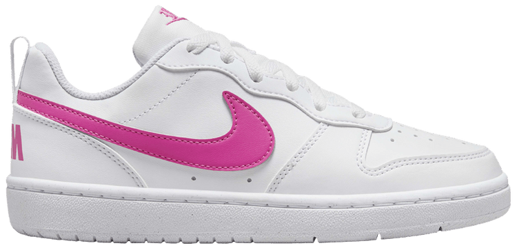Nike Court Borough Low Recraft GS White Laser Fuchsia