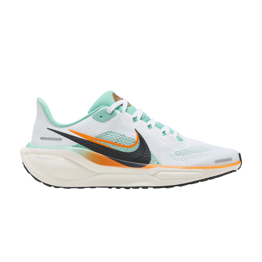 Pre-owned Nike Air Zoom Pegasus 41 Gs 'white Mint Orange' | Kid's Size 2