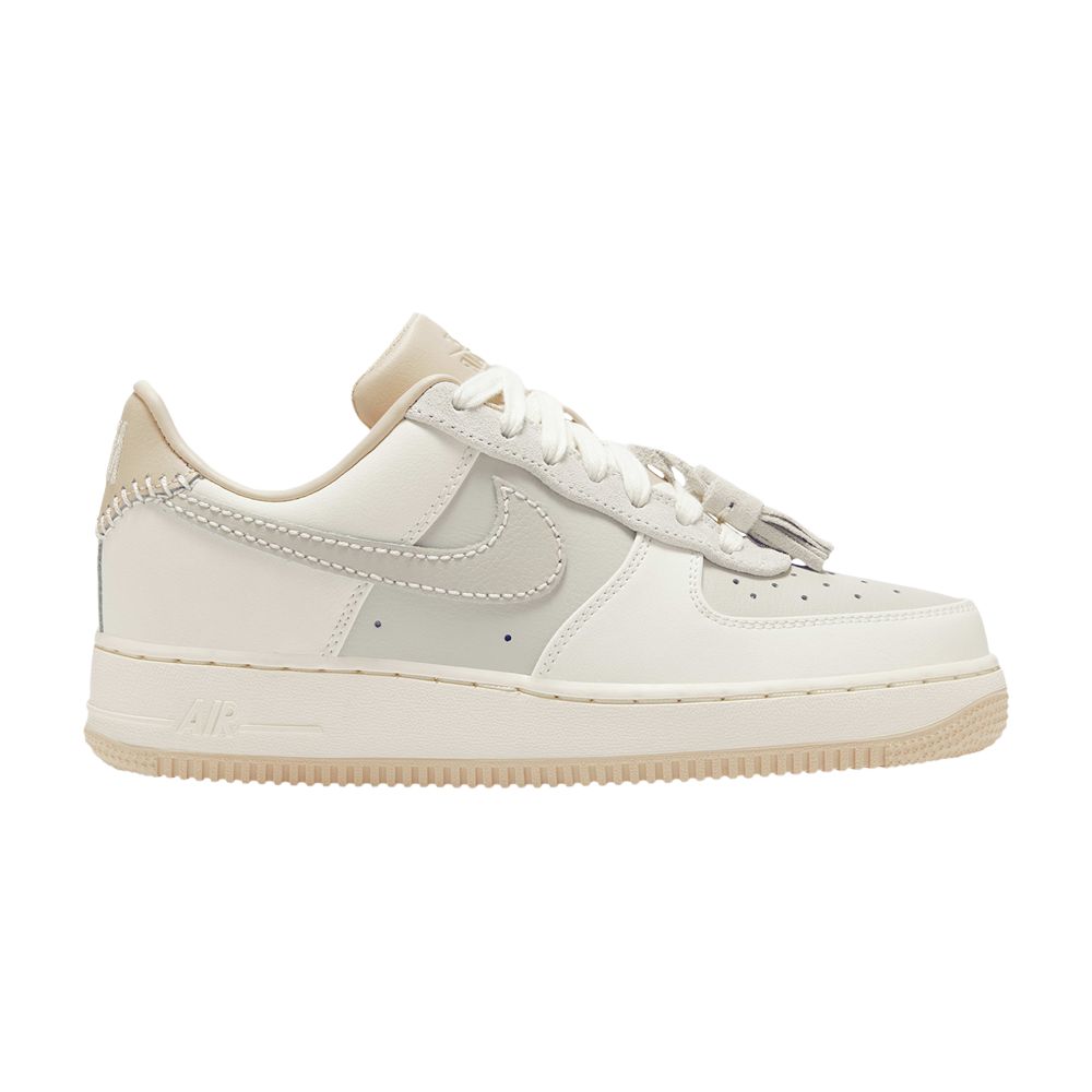 Pre-owned Nike Wmns Air Force 1 Low 'light Bone Suede Tassels' In Cream
