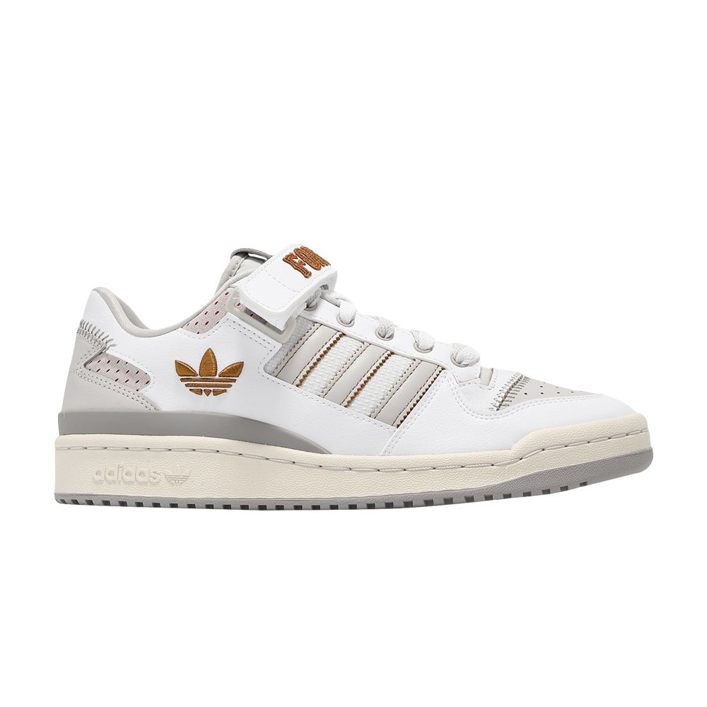 Forum Low 'White Grey Embroidered' - IE0477