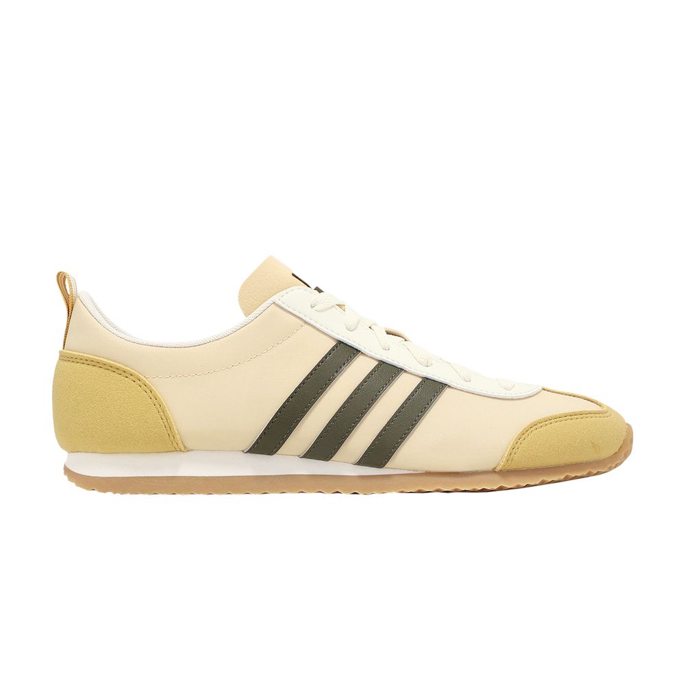 adidas VS Jog 2.0 'Crystal Sand Olive Strata' | Cream | Men's Size 8.5 - JI2437