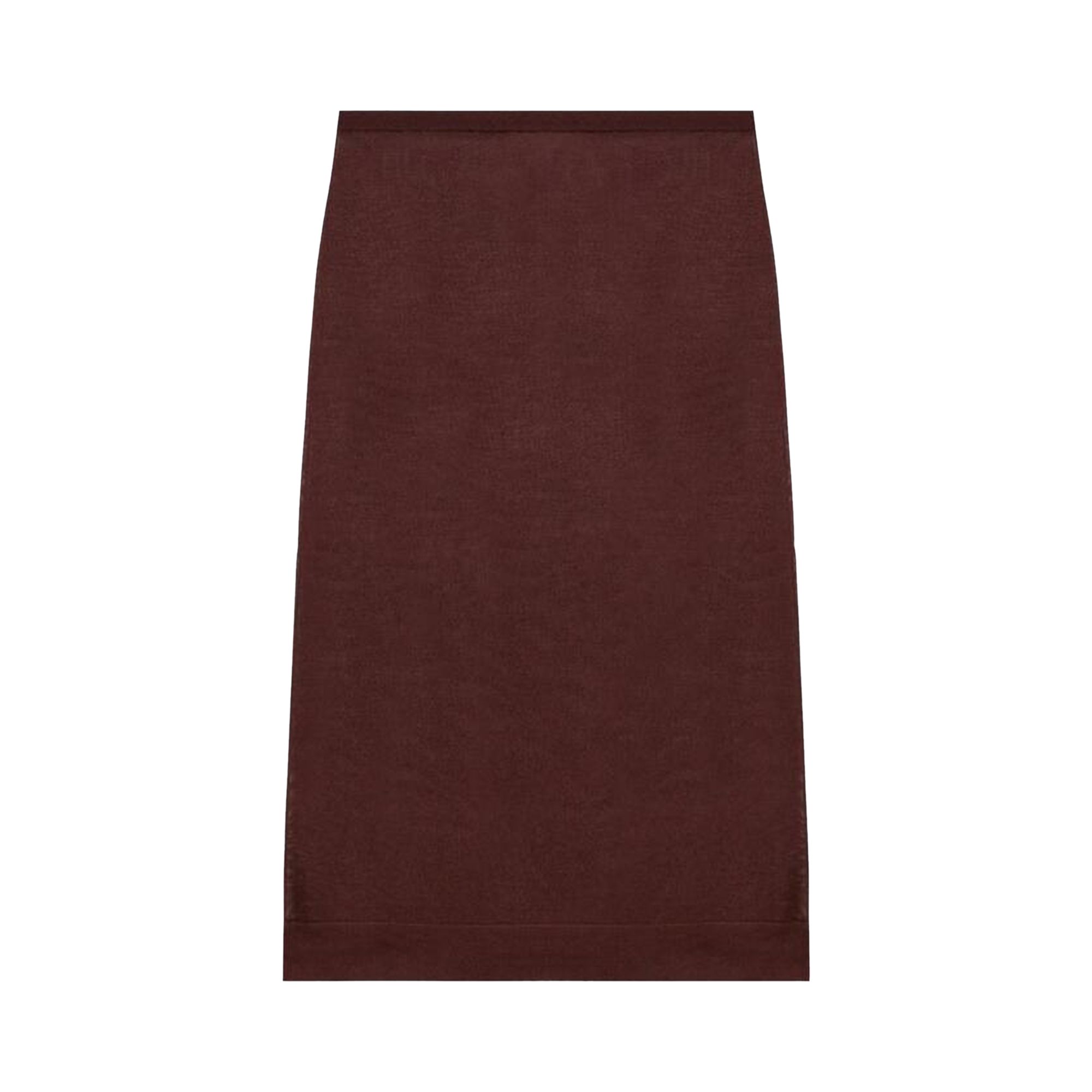 Pre-owned Saint Laurent Knit Pencil Skirt 'chocolate' | Brown | Women's Size S