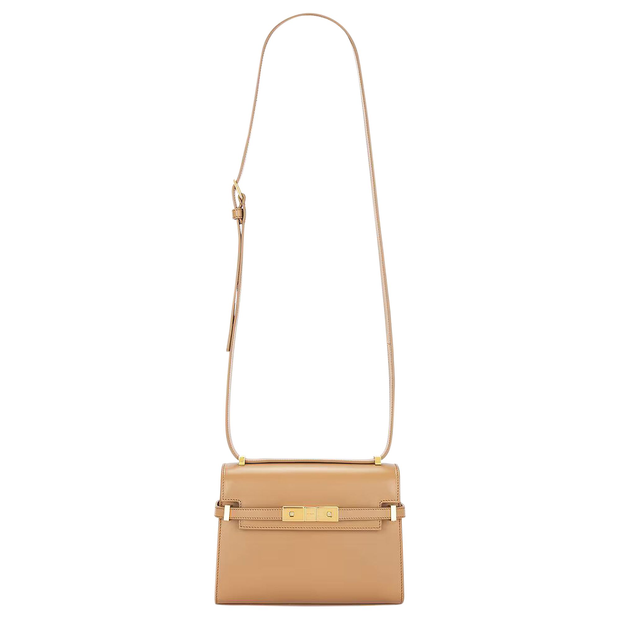 Saint Laurent Manhattan Mini Crossbody Bag 'Natural Tan' | Women's Size Onesize