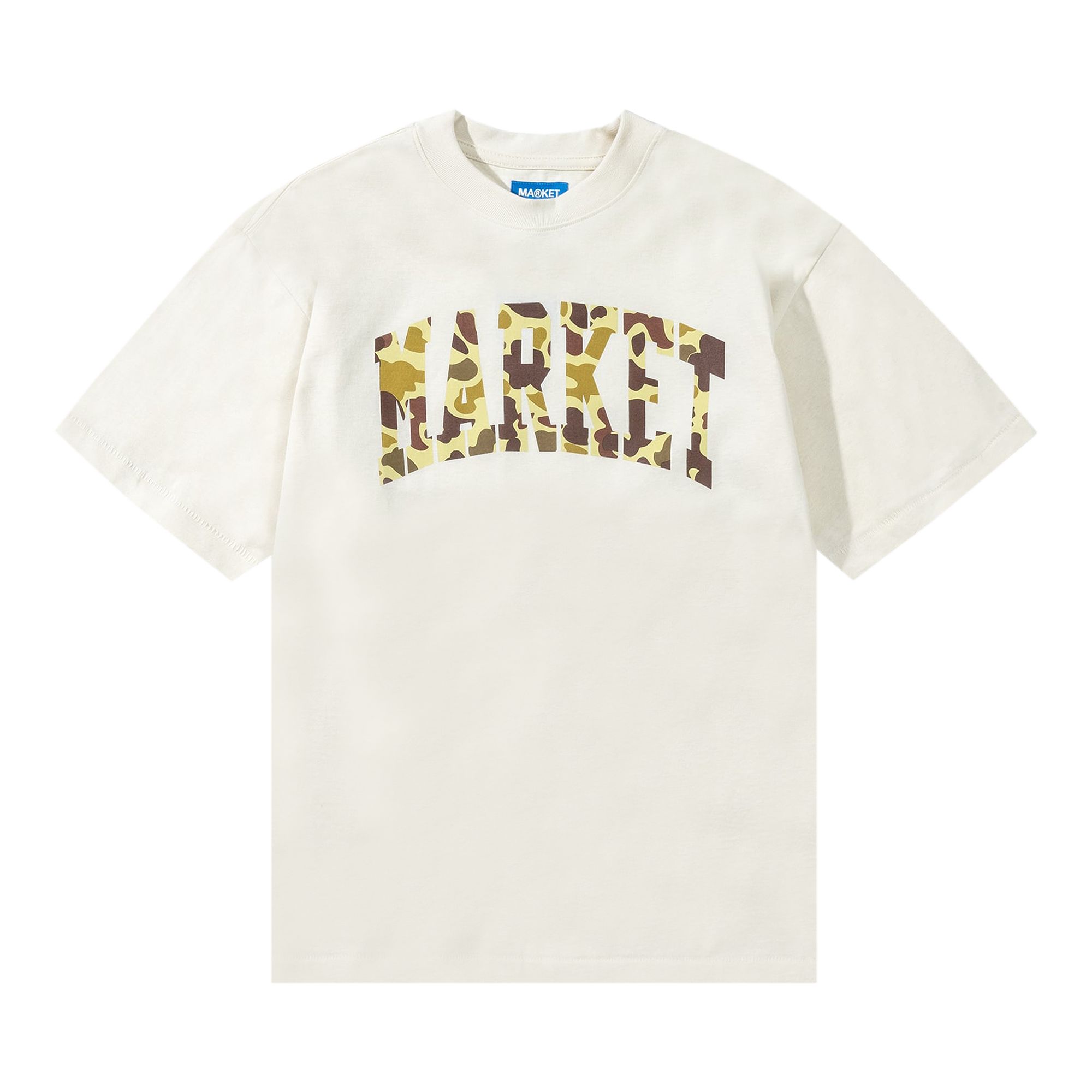 Market Duck Camo Arc T-Shirt 'Ecru' | Cream | Men's Size XL