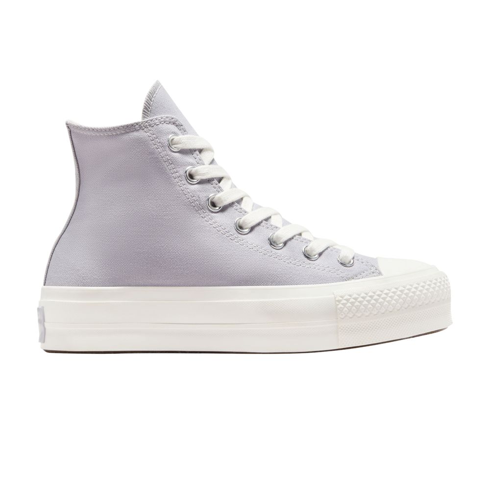 Pre-owned Converse Wmns Chuck Taylor All Star Lift Platform High 'ghost Town Embroidery' In Grey
