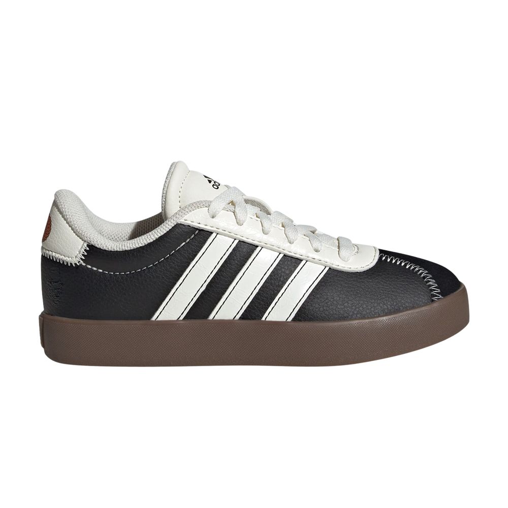 Pre-owned Adidas Originals Adidas Vl Court 3.0 K 'dia De Los Muertos Pack - Black Off White' | Kid's Size 3