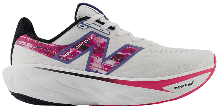 New Balance Wmns Fresh Foam X 1080v14 TCS NYC Marathon   White Hi Pink