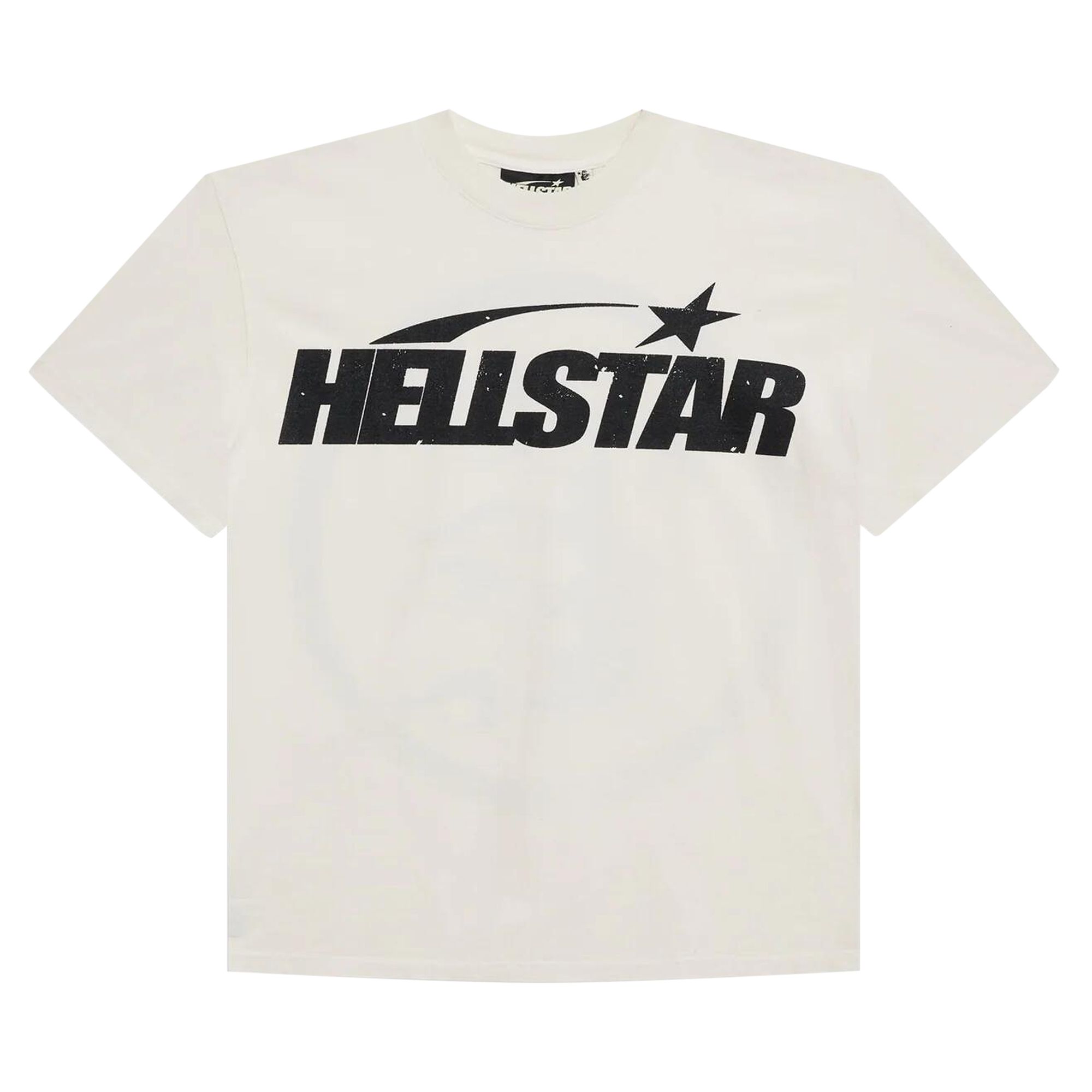 Hellstar Classic T-Shirt Gel Print 'White' | Cream | Men's Size M