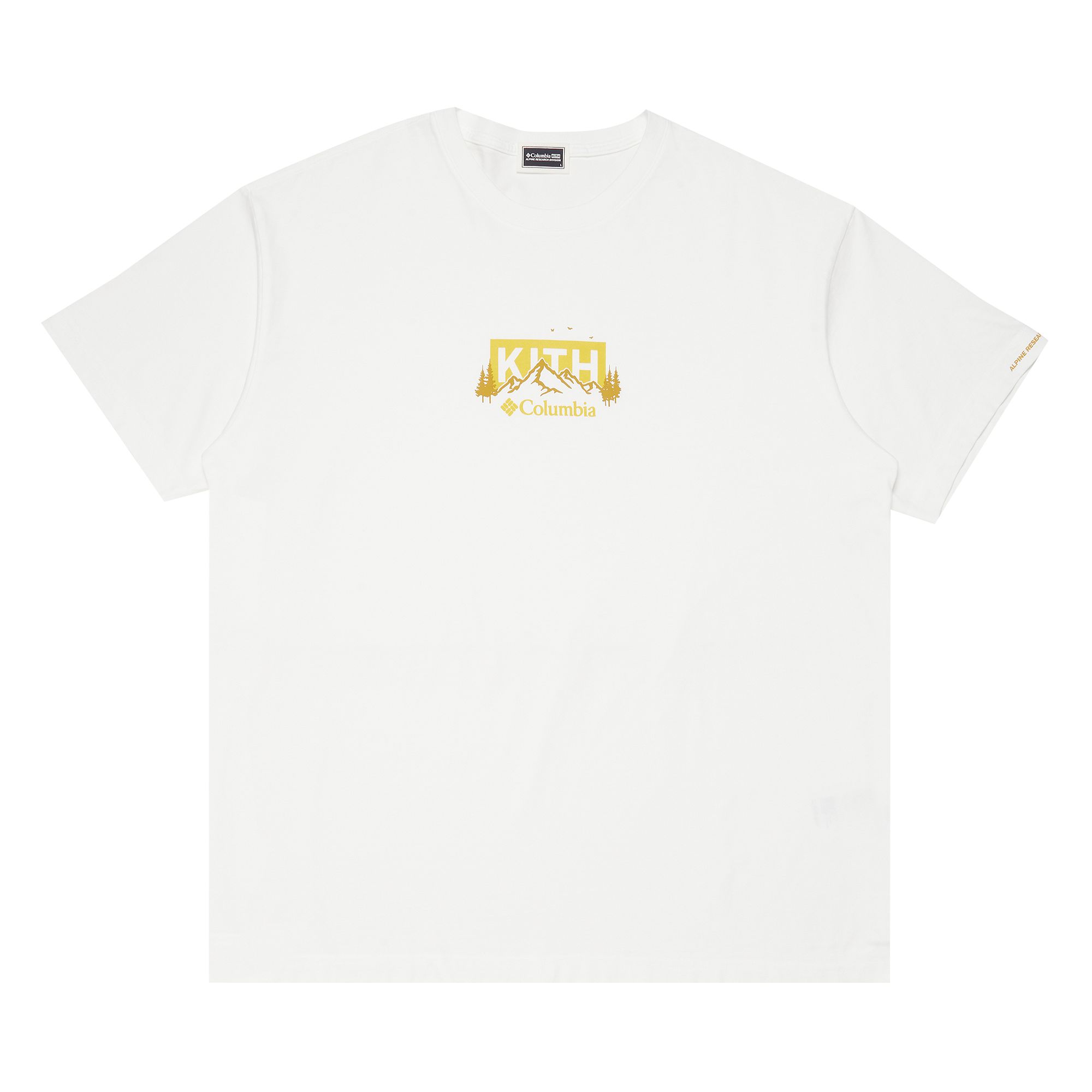 Kith For Columbia Landscape Classic Logo Tee 'Opulence' | White | Men's Size L