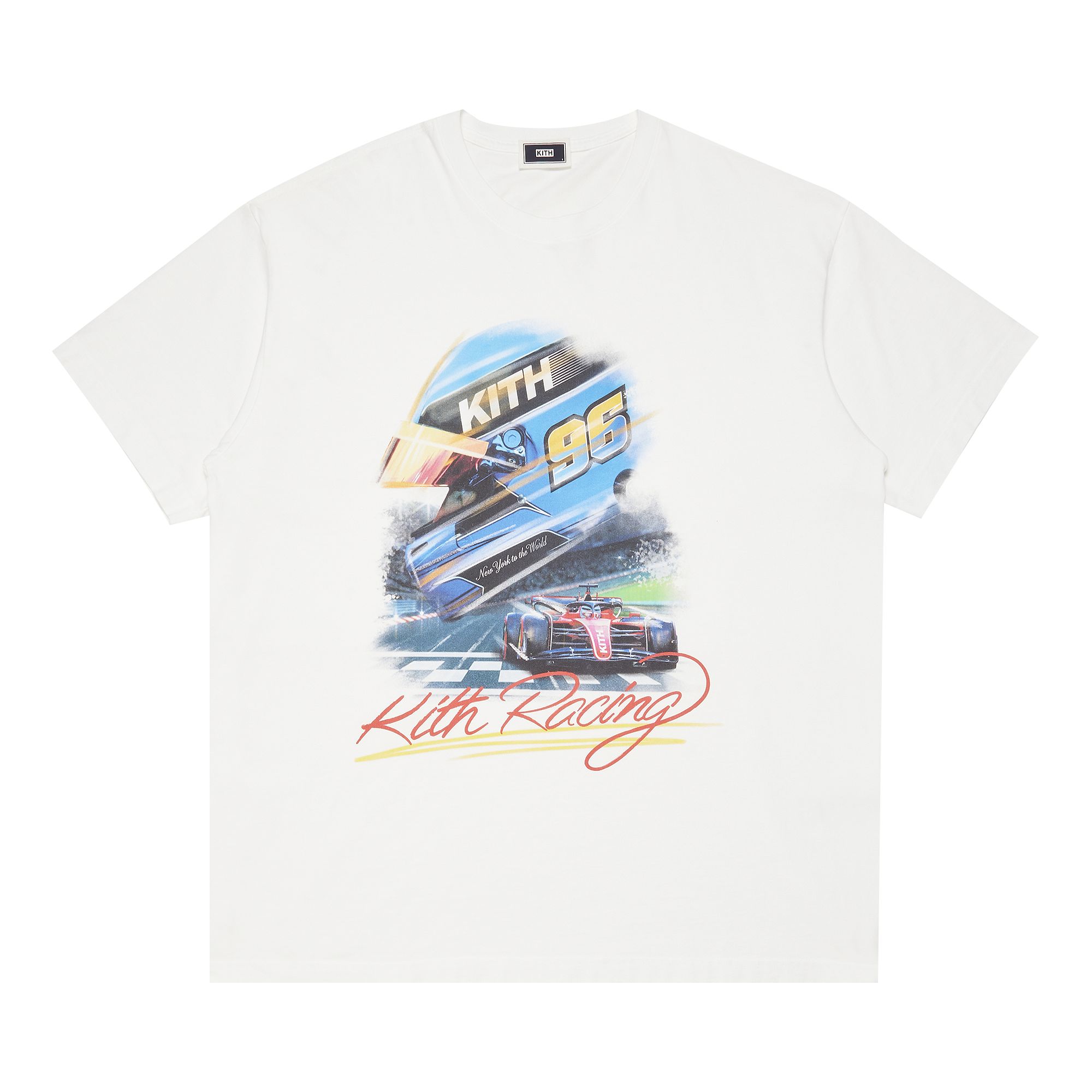 Pre-owned Kith F1 Vintage Tee 'white'