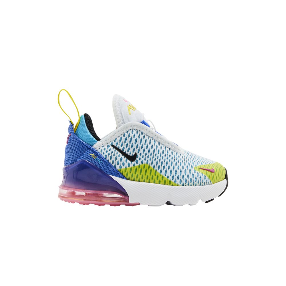 Pre-owned Nike Air Max 270 Td 'white Royal Pink' Infant Size
