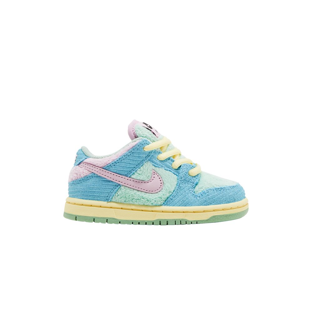 Pre-owned Nike Verdy X Dunk Low Sb Td 'visty' | Blue | Infant Size 9