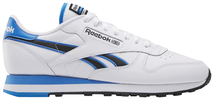 Reebok Classic Leather White Kinetic Blue Black
