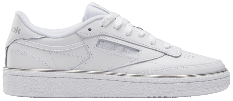 Reebok Wmns Club C 85 White Metallic Band