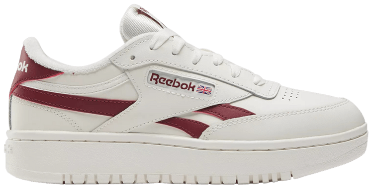 Reebok Wmns Club C Double Revenge Chalk Classic Burgundy