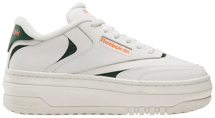 Reebok Wmns Club C Extra Chalk Green Orange