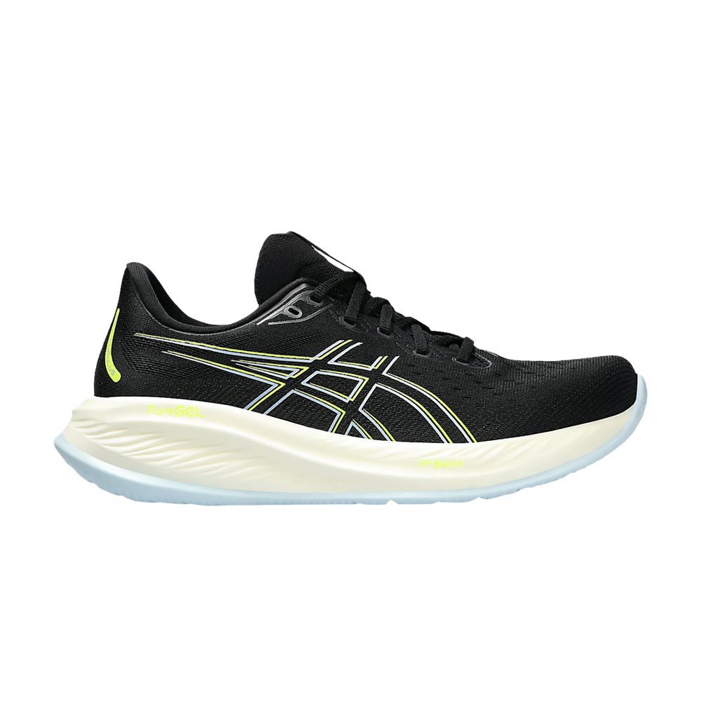 ASICS Gel Cumulus 26 2E Wide 'Black Safety Yellow' | Men's Size 10.5 - 1011B793-006